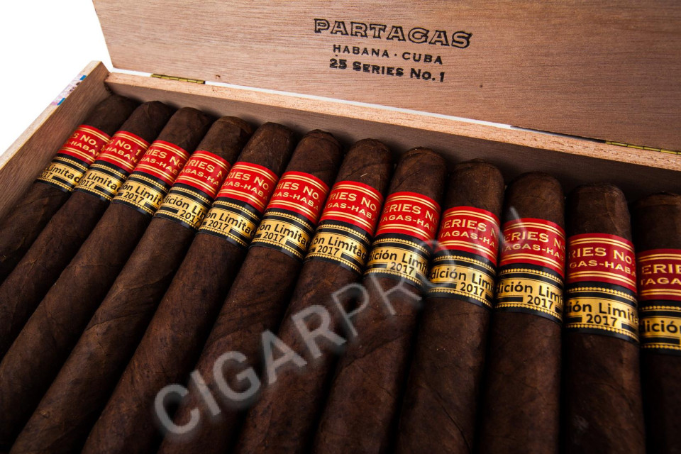 сигары в коробке partagas serie №1 edicion limitada 2017