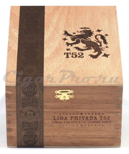 коробка сигар liga privada t52 double corona