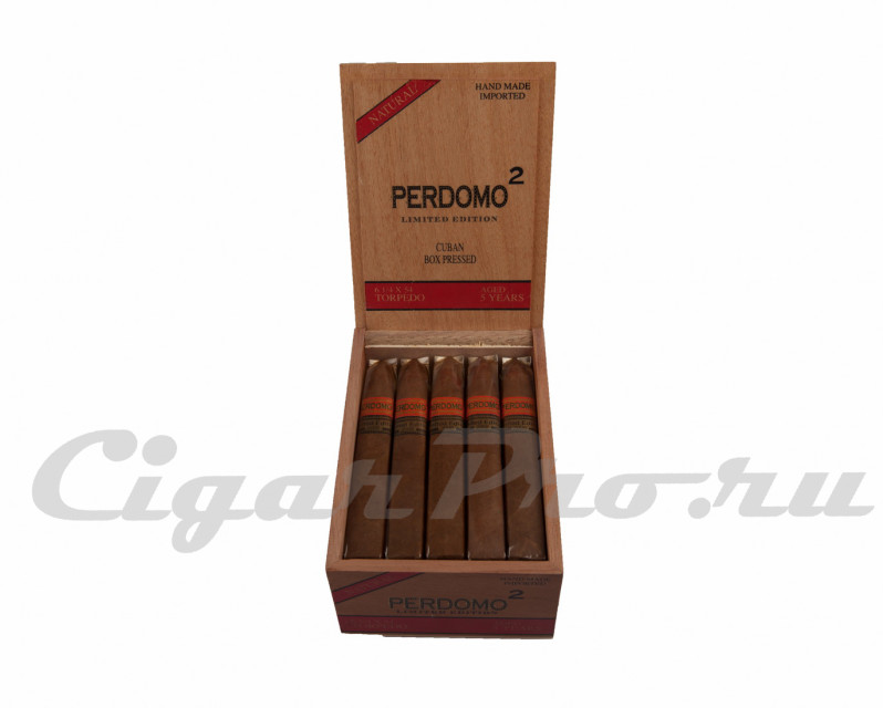 подарочная упаковка perdomo 2 limited edition 2008 natural torpedo