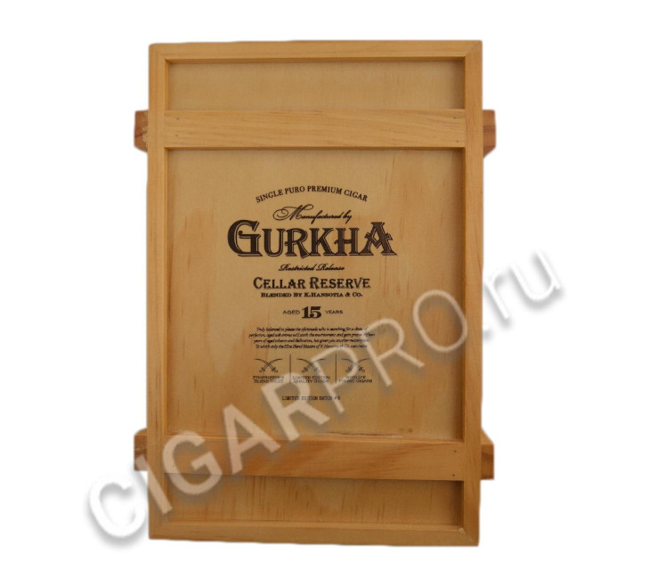 сигары gurkha cellar reserve 15 year kraken xo