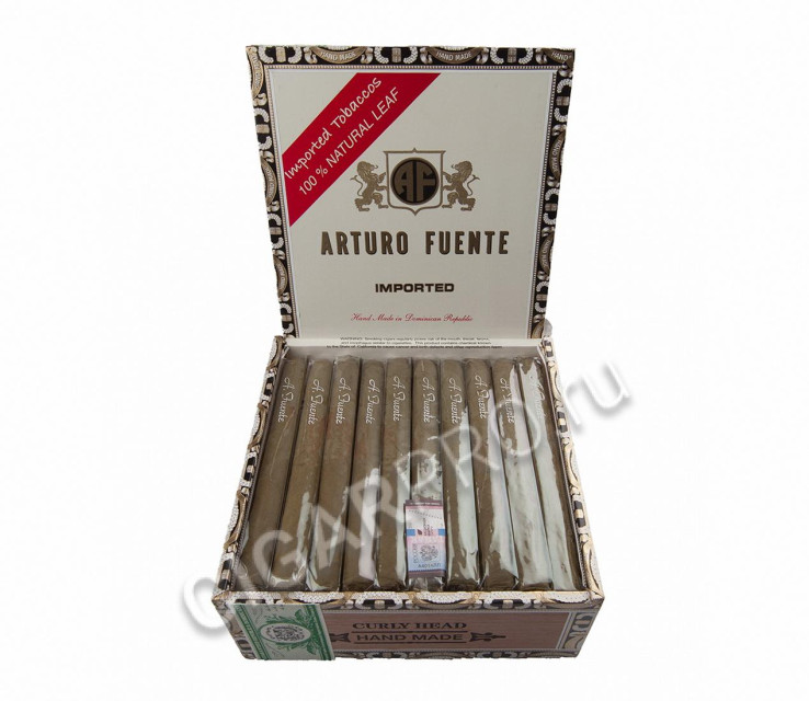 подарочная упаковка arturo fuente curly head deluxe double claro