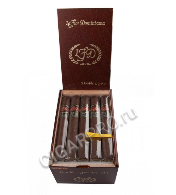 подарочная упаковка la flor dominicana double ligero 654 maduro