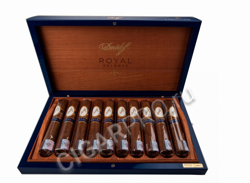 подарочная упаковка davidoff royal release robusto