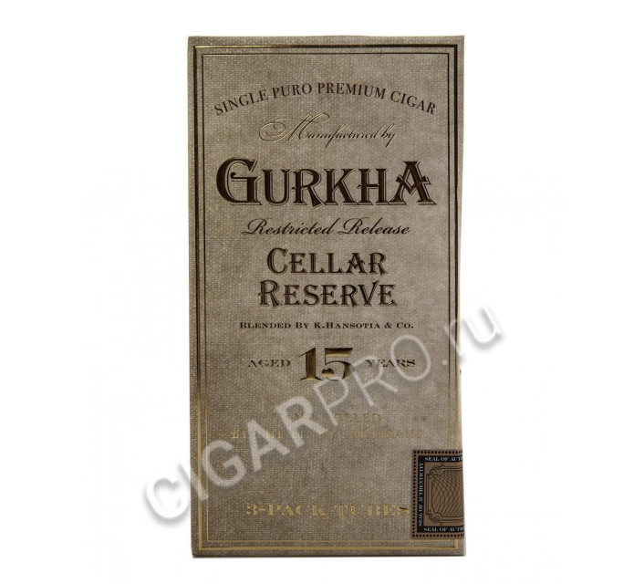 сигары gurkha cellar reserve 15 tubos hedonism в картонной пачке цена