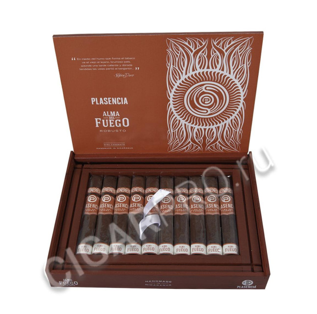 сигары plasencia alma del fuego candente robusto