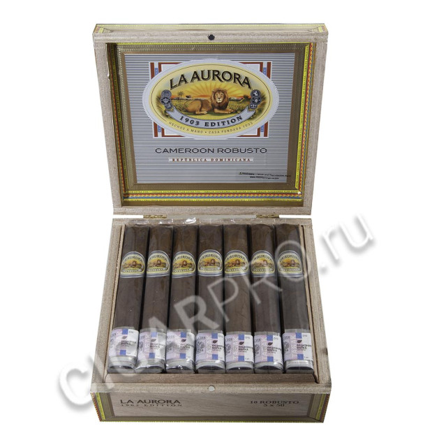 сигары la aurora 1903 edition cameroon robusto