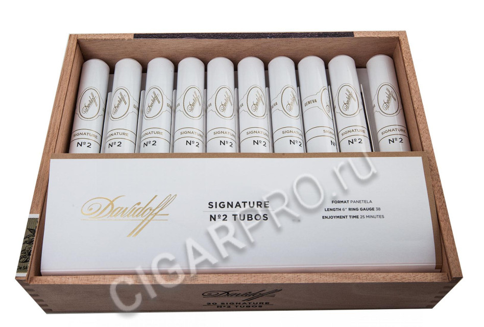 купить сигары davidoff signature №2 tubos 50 years цена