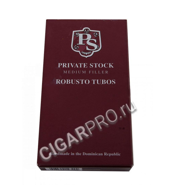 private stock medium filler robusto tubos в картонной пачке