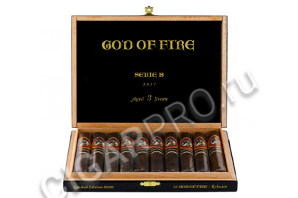 cигары god of fire serie b robusto limited edition 2020