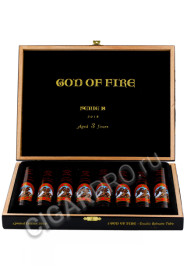 cигары god of fire serie b double robusto tubos limited edition 2019