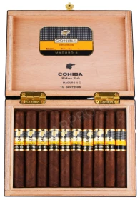Сигары Cohiba Maduro 5 Secretos коробка по 10 штук