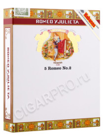 сигары romeo y julieta №2 5 штук в картонной пачке