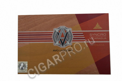 коробка сигар avo syncro nicaragua fogata robusto