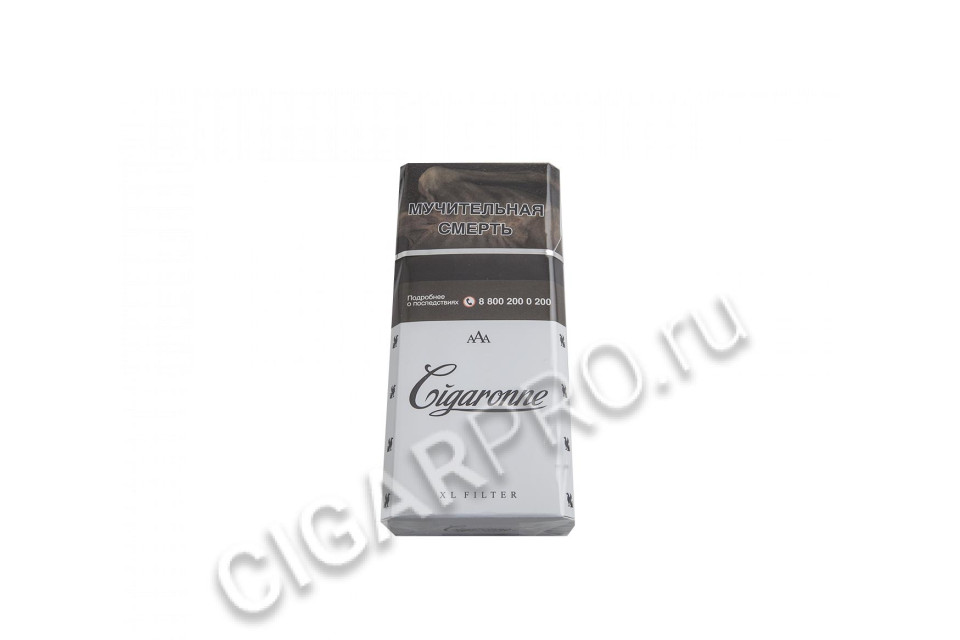 сигареты cigaronne xl filter white