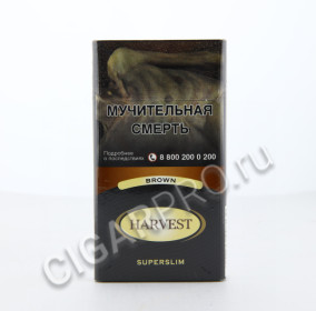 сигареты harvest brown superslim цена