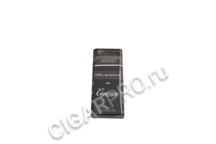 сигареты cigaronne super slims black