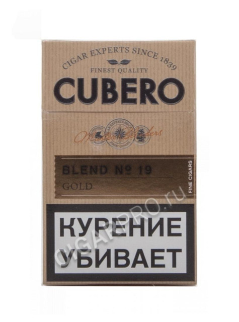 сигариллы cubero blend № 19 gold цена