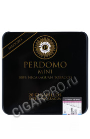 сигариллы perdomo mini cigarillos maduro