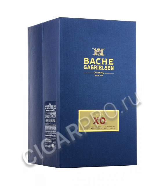 подарочная упаковка bache-gabrielsen xo fine champagne 0.7 l