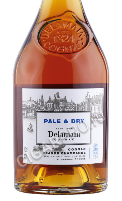 этикетка коньяк delamain pale dry 0.7л