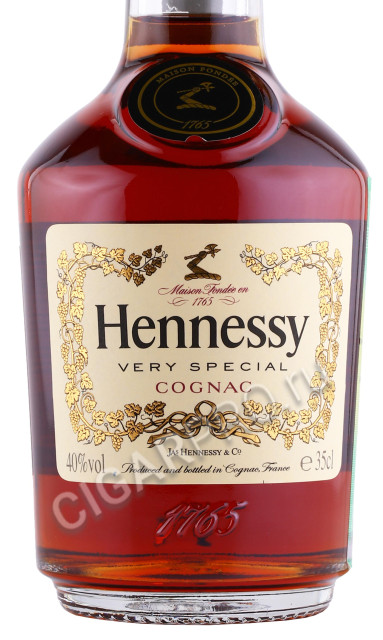 этикетка коньяк hennessy vs 0.35л