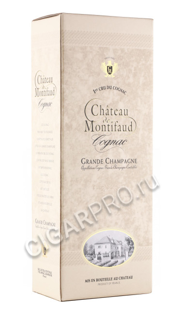 подарочная упаковка коньяк chateau montifaud vsop 0.7л