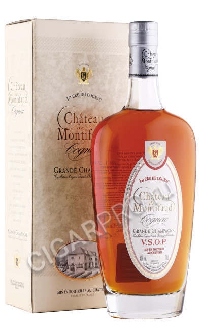 коньяк chateau montifaud vsop 0.7л в подарочной упаковке