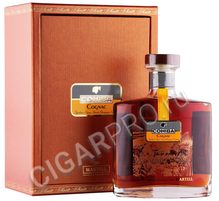 коньяк martell cohiba 0.7л в подарочной упаковке