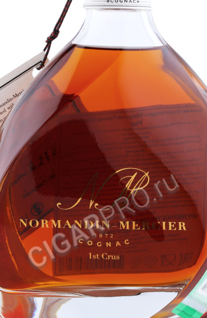 этикетка коньяк cognac normandin mercier grande champagne rare 0.7л