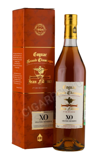 Jean Fillioux XO Grande Reserve Grand Champagne Premier Cru Коньяк Жан Фийу ХО Гранд Резерв Гранд Шампань Премье Крю 0.7л в подарочной упаковке