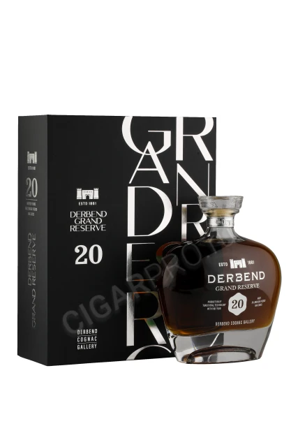 Derbend Grand Reserve 20 Years Old Коньяк Дербенд Гранд Резерв 20 лет 0.75л в подарочной упаковке