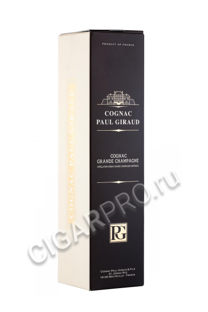 подарочная упаковка коньяк paul giraud grande champagne xo 0.7л