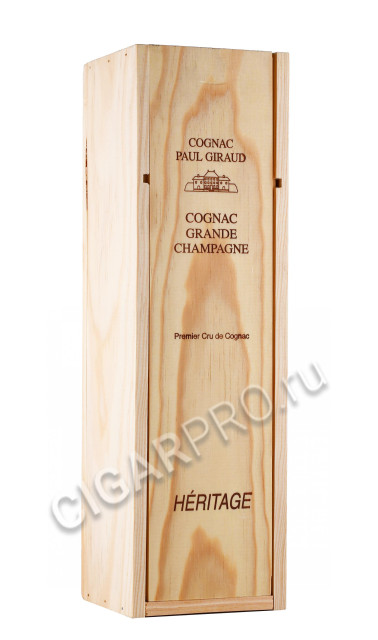 деревянная упаковка коньяк paul giraud heritage 0.7л