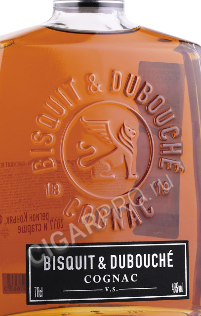 этикетка коньяк bisquit & dubouche vs 0.7л