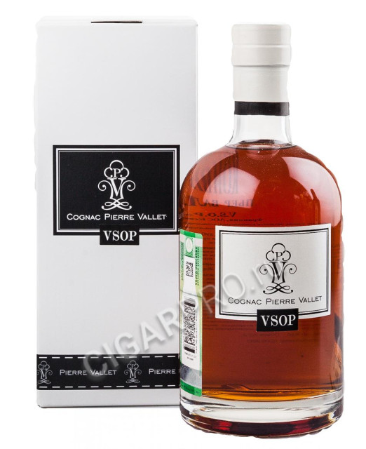 коньяк pierre vallet vsop 0.7л в подарочной упаковке