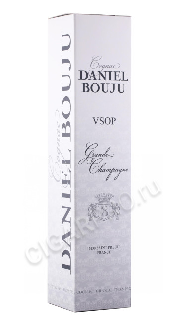 подарочная упаковка коньяк daniel bouju vsop grand champagne 10 years 0.5л