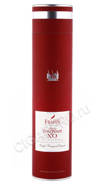 подарочная туба коньяк frapin xo chateau de fontpinot 0.7л