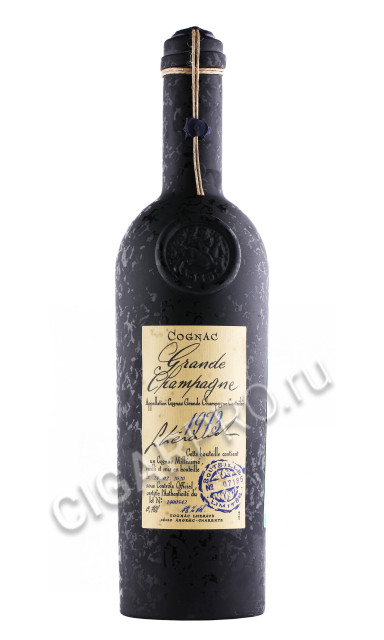 коньяк lheraud cognac petite champagne 1973 years 0.7л