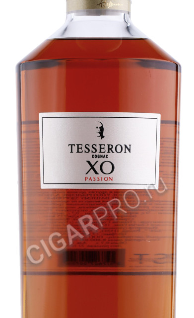 этикетка коньяк tesseron xo passion 0.7л