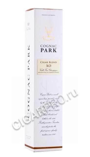 подарочная упаковка коньяк park cigar blend xo 0.2л