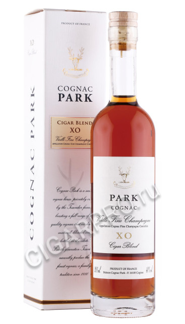 коньяк park cigar blend xo 0.2л в подарочной упаковке