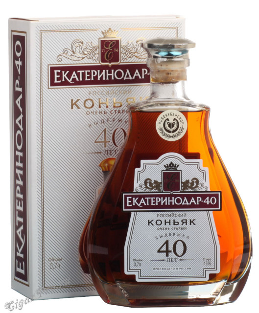 cognac ekaterinodar 40 years российский коньяк екатеринодар-40лет