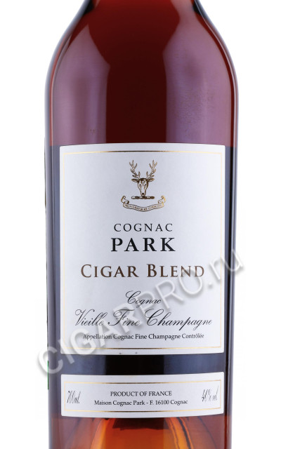 этикетка коньяк park cigar blend 0.7л