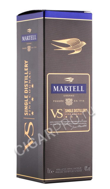 подарочная упаковка коньяк martell vs 0.7л