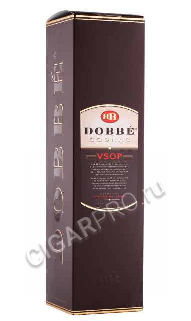 подарочная упаковка коньяк dobbe vsop 0.7л