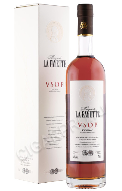 коньяк la fayette vsop 0.7л в подарочной упаковке