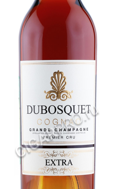 этикетка коньяк dubosquet extra grande champagne premier cru 0.7л