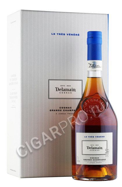 коньяк delamain le tres venere grande champagne 0.7л в подарочной упаковке