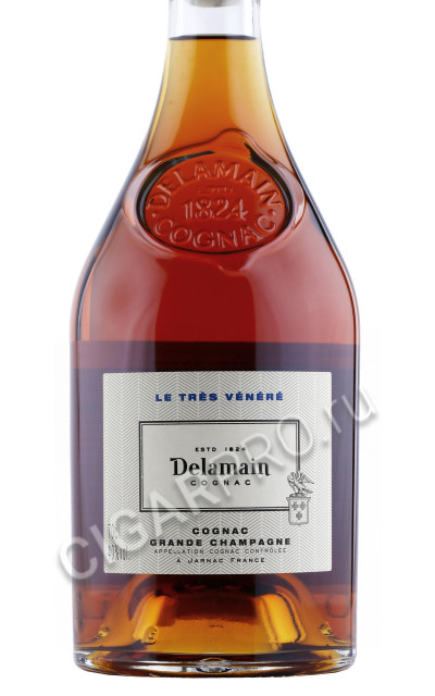 этикетка коньяк delamain le tres venere grande champagne 0.7л