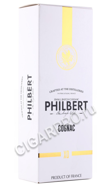 подарочная упаковка коньяк philbert single estate xo 0.7л